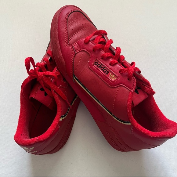 Adidas Red Retro 80’s Continental Sneakers size 7 - Picture 5 of 10
